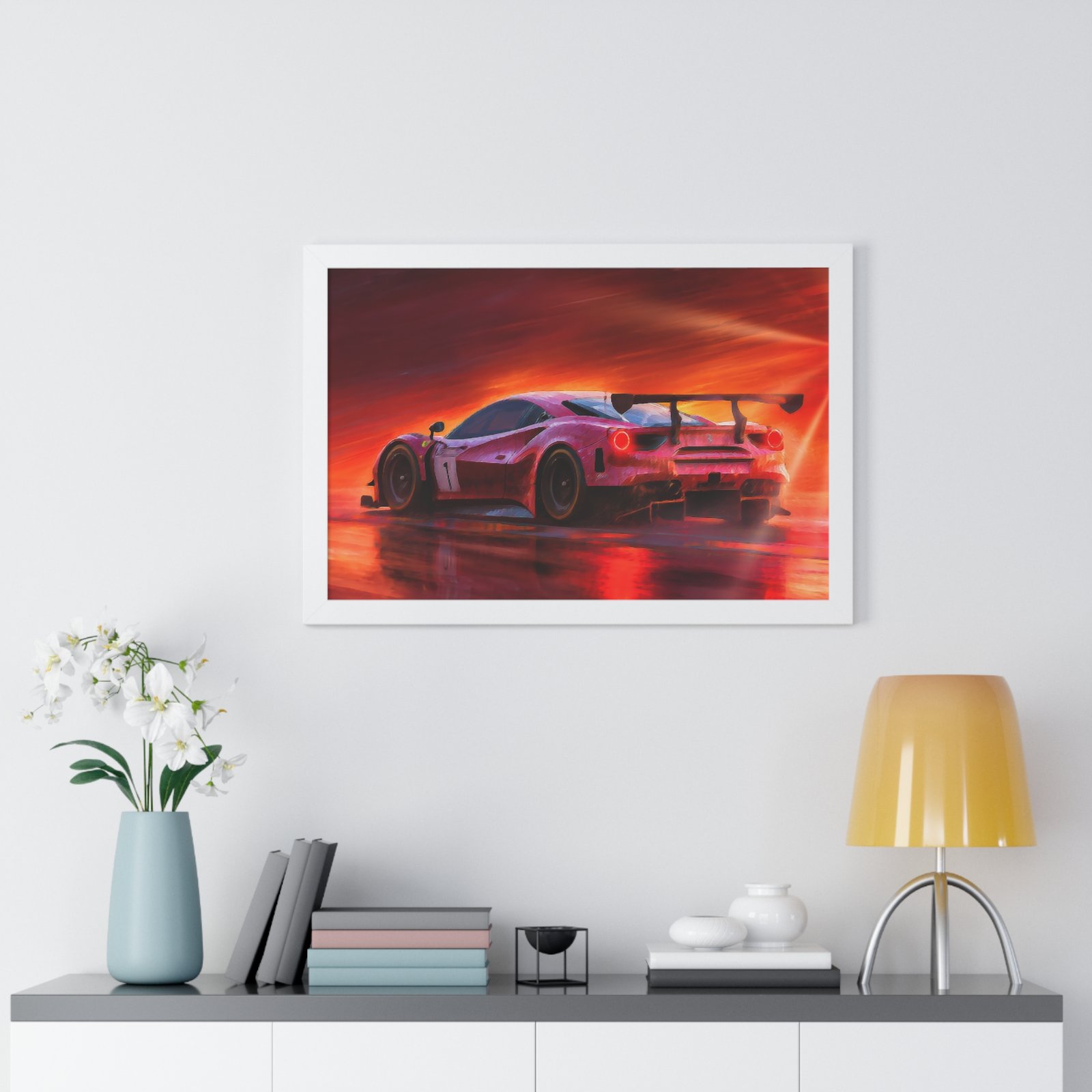 Limited Edition Ferrari IMSA GTD Racing Car Wall Art Framed Print | Collector’s Ferrari Motorsport Artwork - Image 26