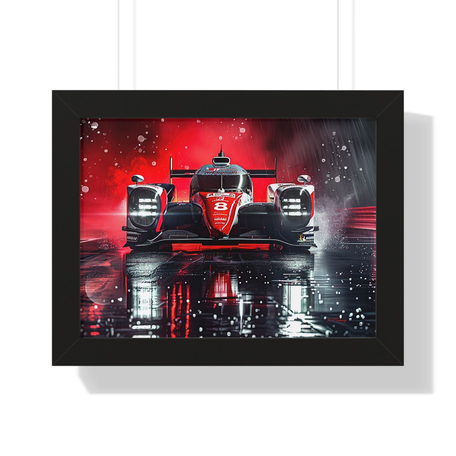 Limited Edition IMSA Toyota Hypercar IMSA Racing Car Wall Art Framed Print | IMSA Toyota Hypercar Collector’s Artwork - Image 4