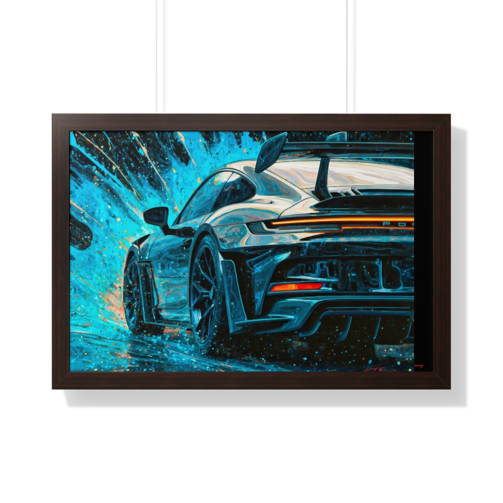 Exclusive Edition Porsche 911 GT3 RS Wall Art Framed Print | Collector’s Porsche Artwork - Image 22