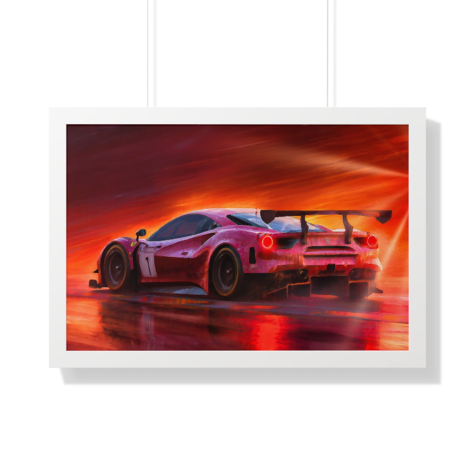 Limited Edition Ferrari IMSA GTD Racing Car Wall Art Framed Print | Collector’s Ferrari Motorsport Artwork - Image 25