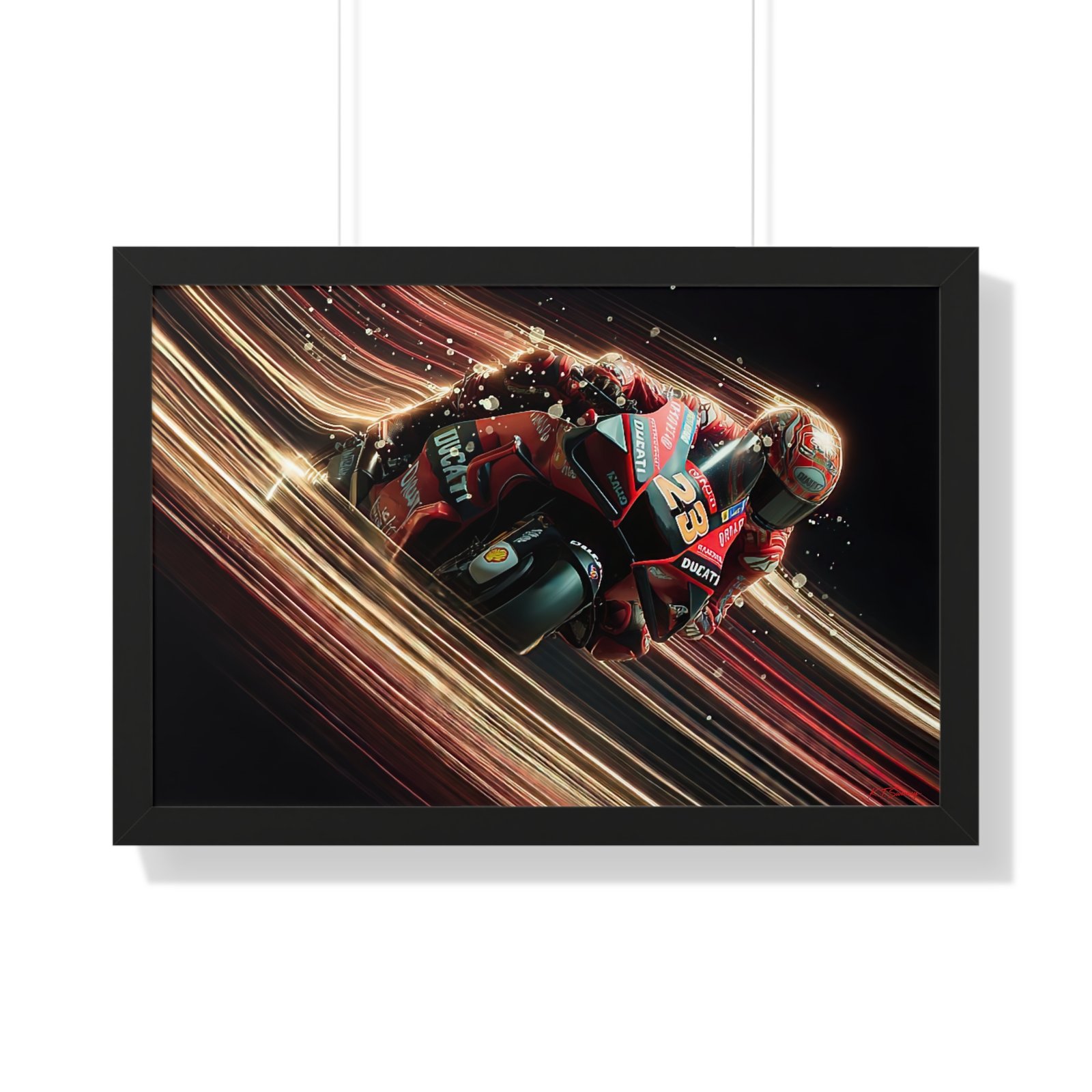 Limited Edition Enea Bastianini MotoGP Wall Art Framed Print | Collector’s Motorcycle Racing Artwork - Image 22