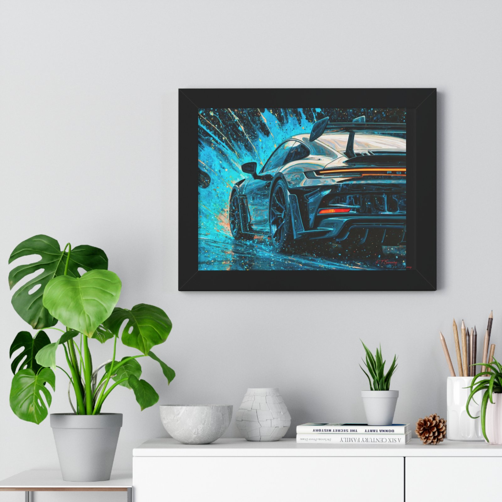 Exclusive Edition Porsche 911 GT3 RS Wall Art Framed Print | Collector’s Porsche Artwork - Image 2