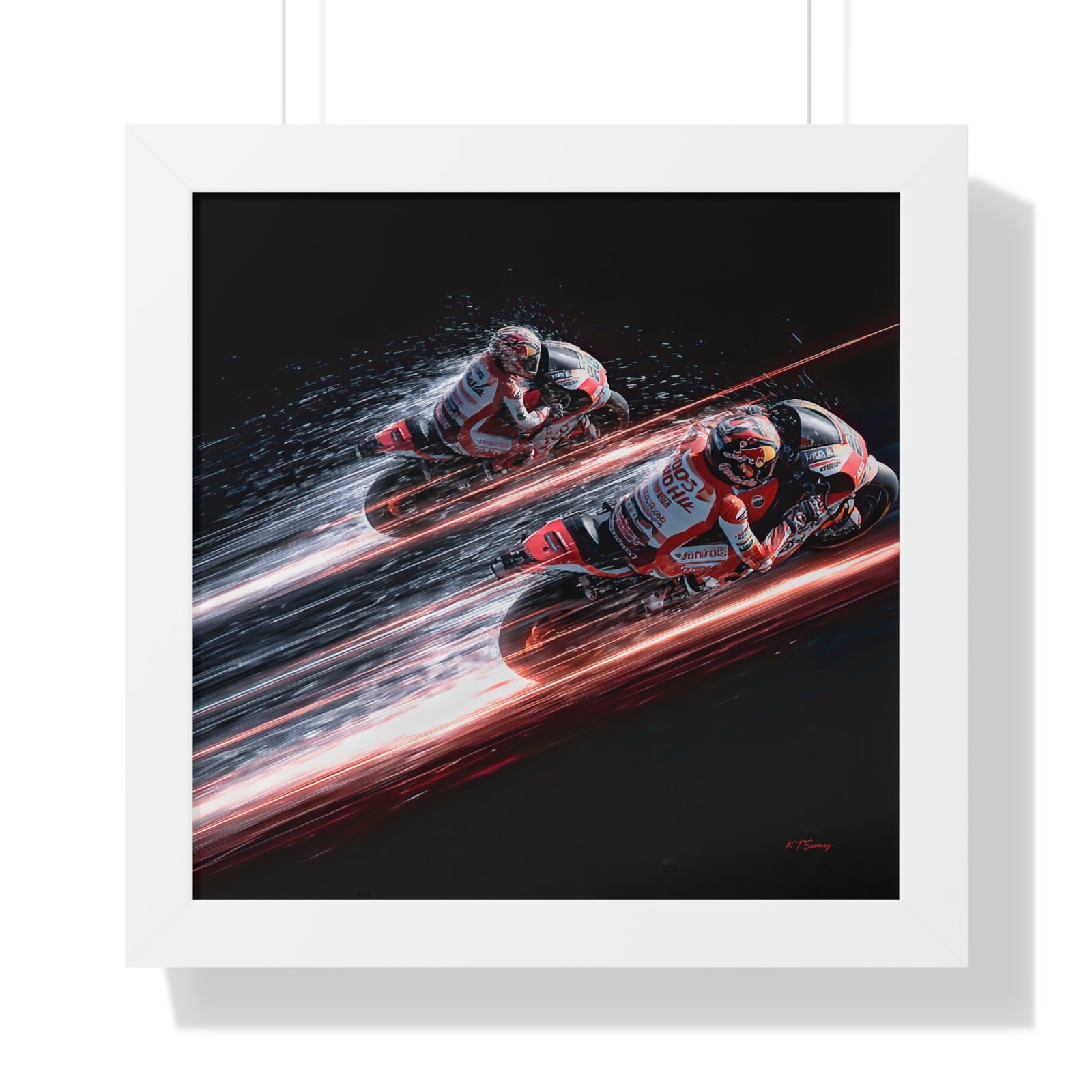 Limited Edition MotoGP Wall Art Framed Print| Collector’s Motorcycle Racing Artwork - Image 7