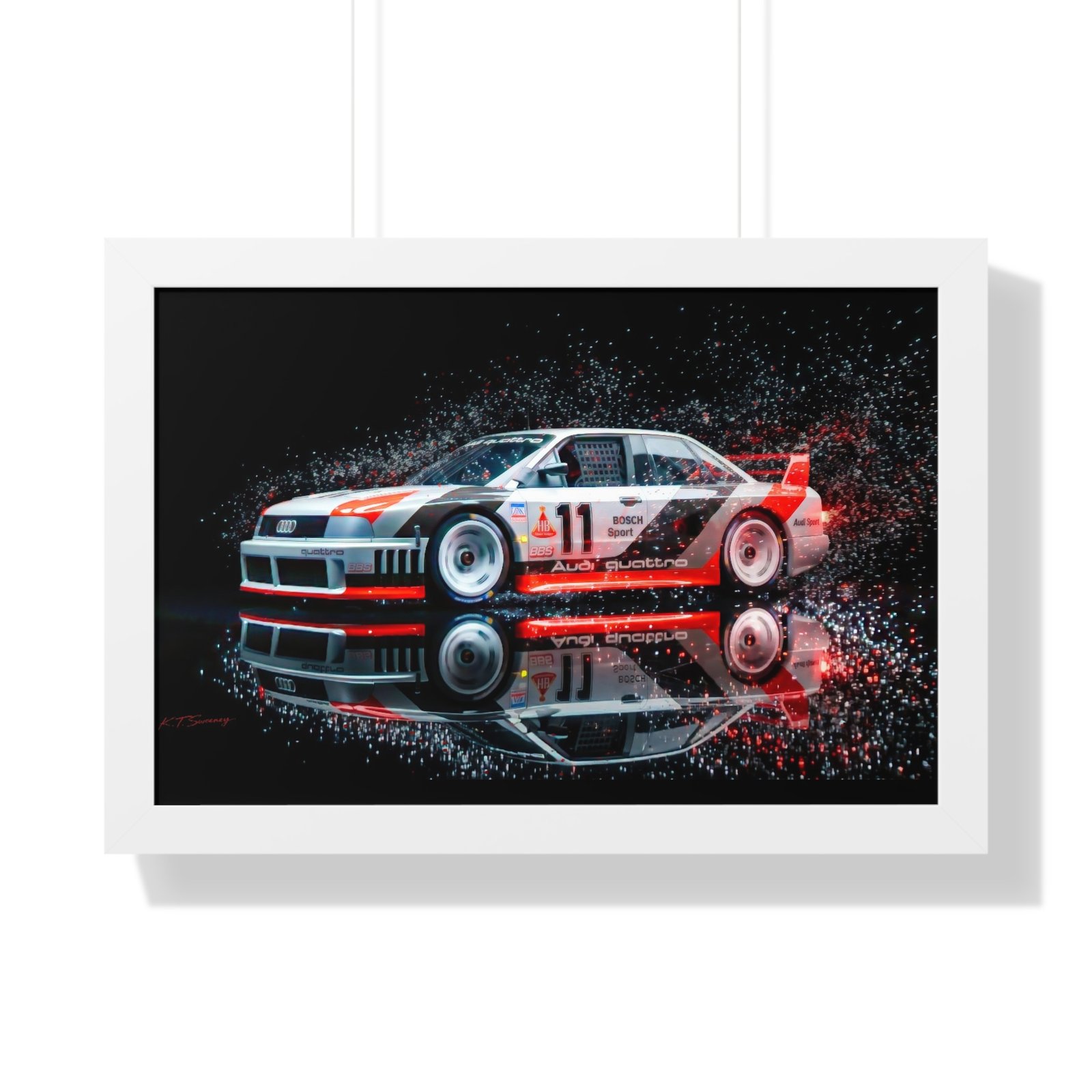 Audi Sport Quattro IMSA Racing Car – Limited Edition Original Art Print - Image 22