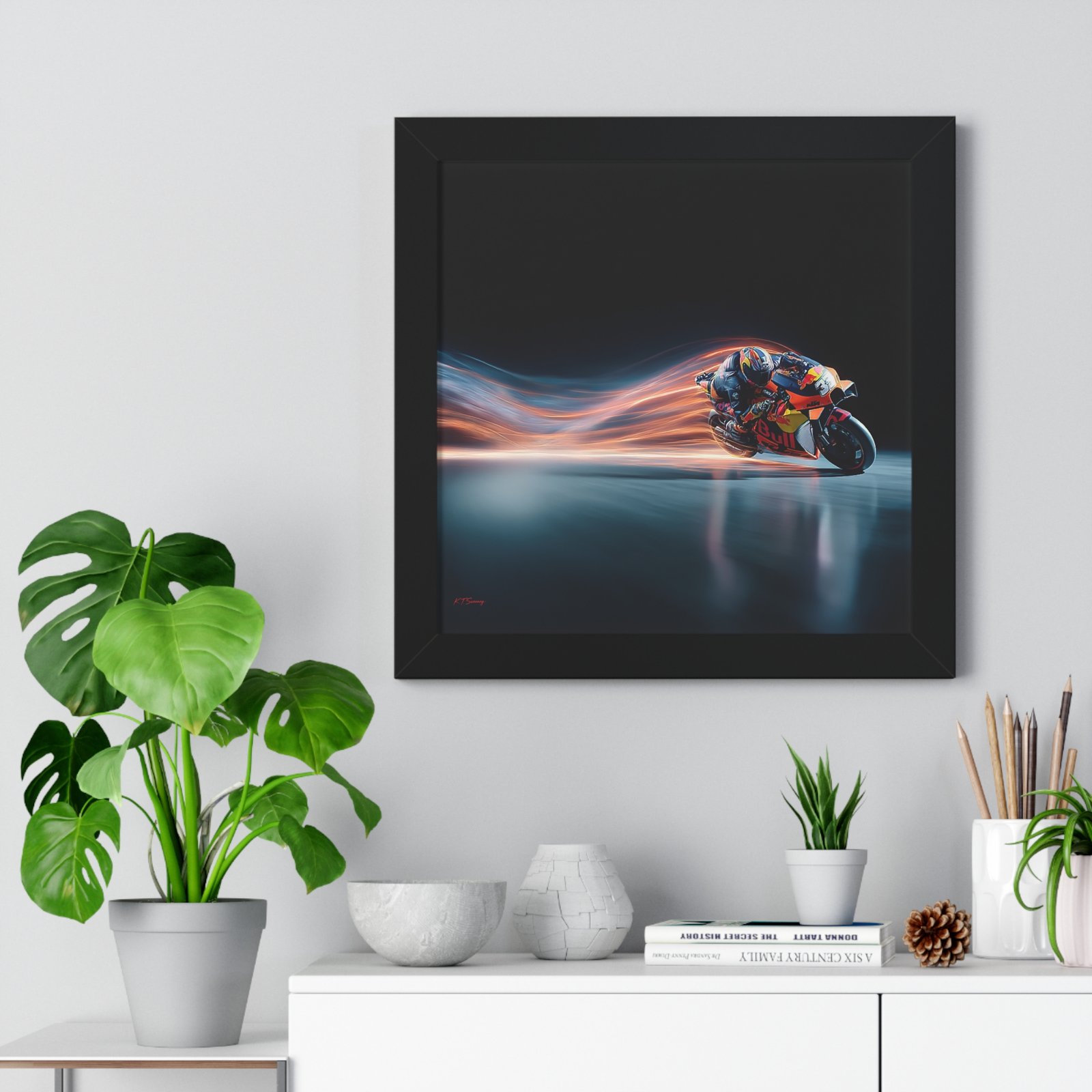 Limited Edition MotoGP Wall Art Framed Print | Collector’s Motorcycle Racing Artwork - Image 2