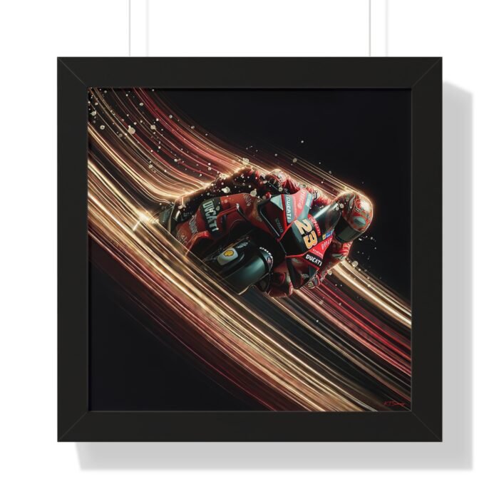 Limited Edition Enea Bastianini MotoGP Wall Art Framed Print | Collector’s Motorcycle Racing Artwork