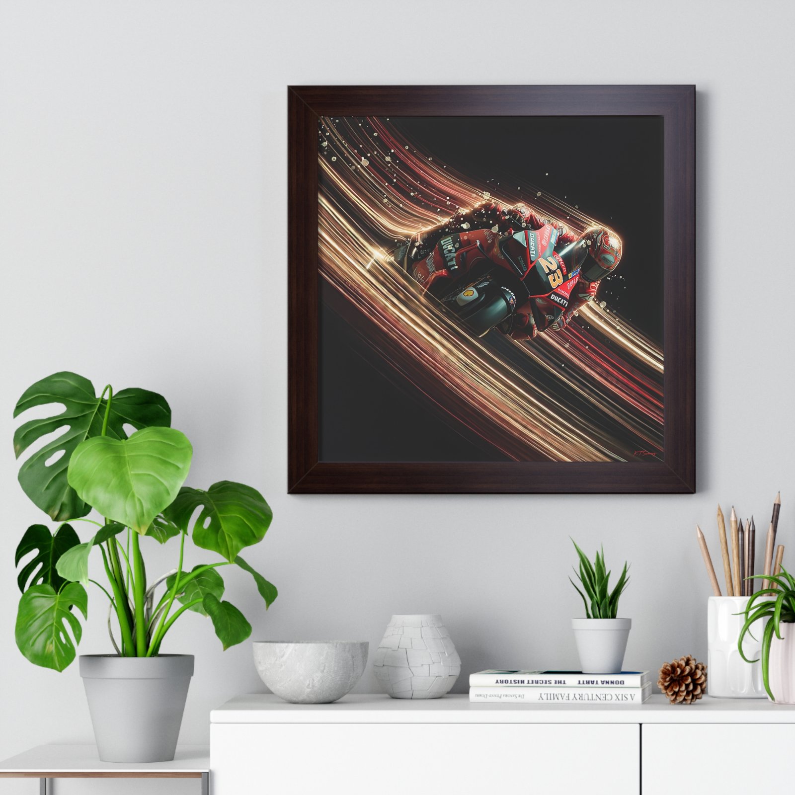 Limited Edition Enea Bastianini MotoGP Wall Art Framed Print | Collector’s Motorcycle Racing Artwork - Image 5