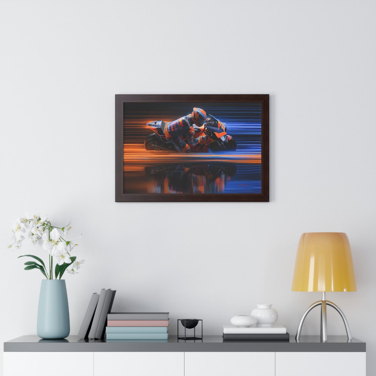 Limited Edition MotoGP Luca Marini Wall Art Framed Print | 2020 MotoGP World Champion Collector’s Artwork - Image 8
