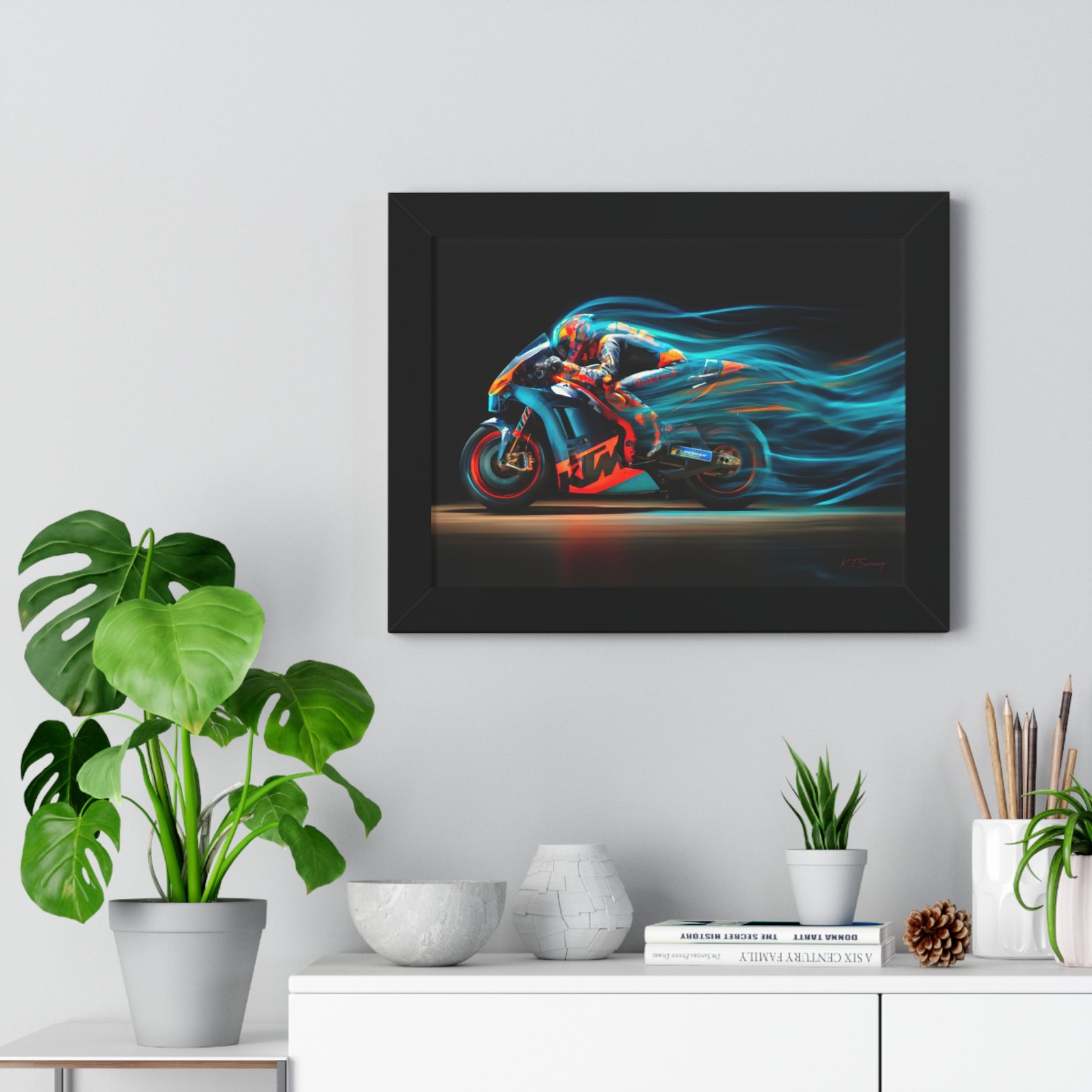 Limited Edition Brad Binder MotoGP Wall Art Framed Print | Collector’s Motorcycle Racing Artwork - Image 5