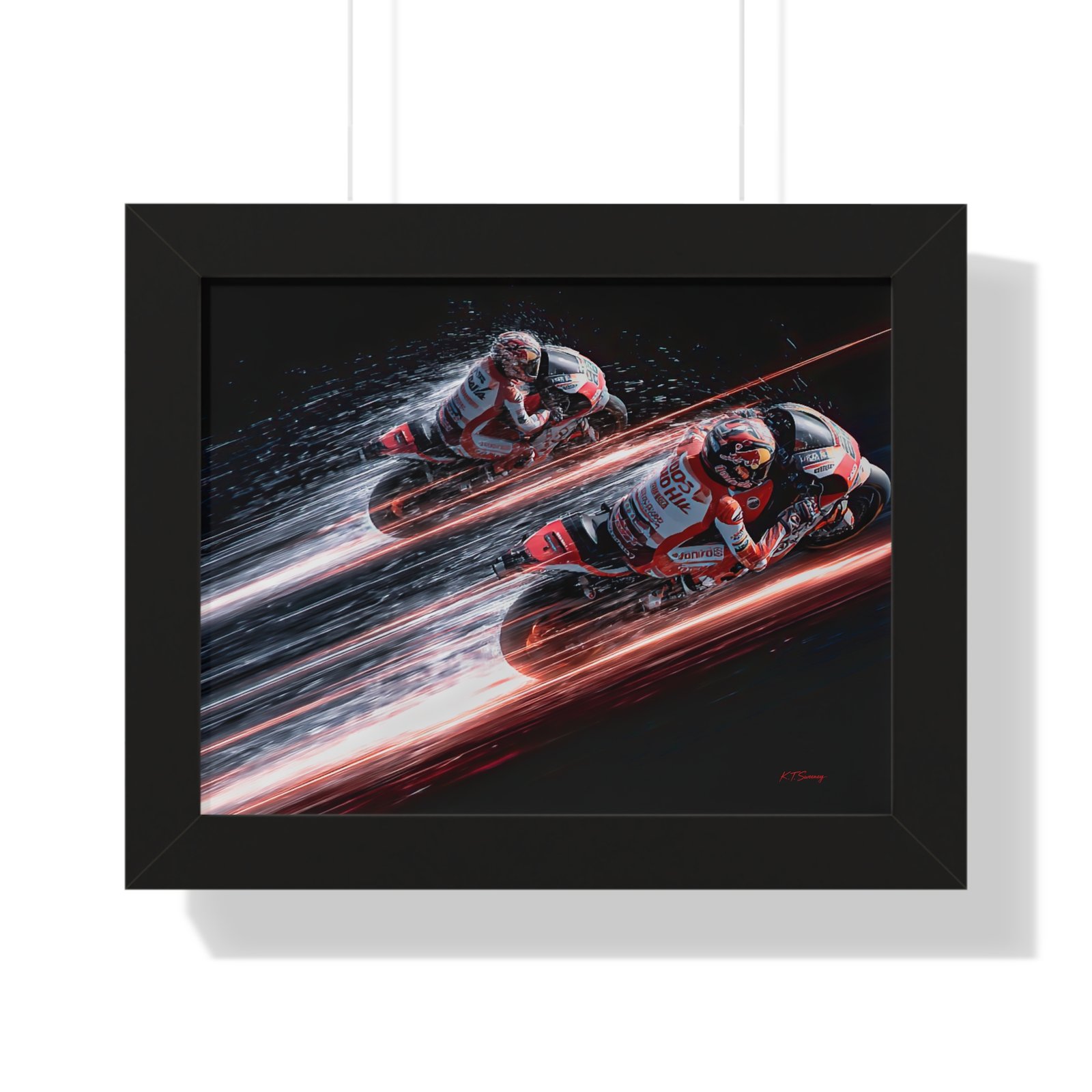 Limited Edition MotoGP Wall Art Framed Print| Collector’s Motorcycle Racing Artwork - Image 10