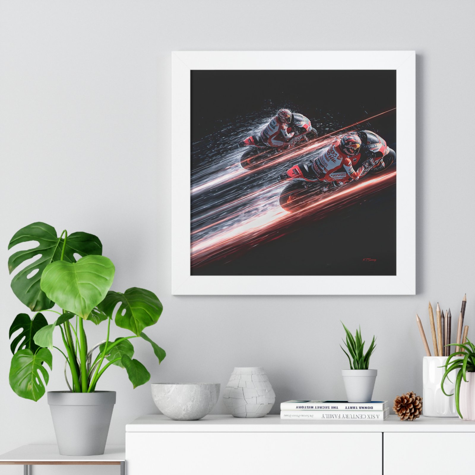 Limited Edition MotoGP Wall Art Framed Print| Collector’s Motorcycle Racing Artwork - Image 8
