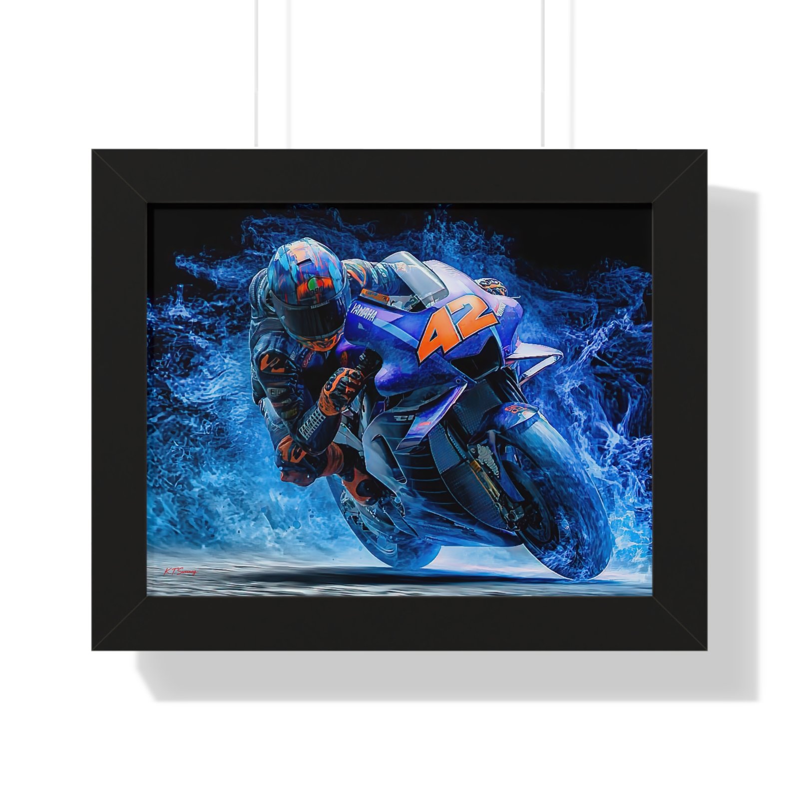 Limited Edition Alex Rins MotoGP Wall Art Framed Print | Collector’s Motorcycle Racing Artwork - Image 10