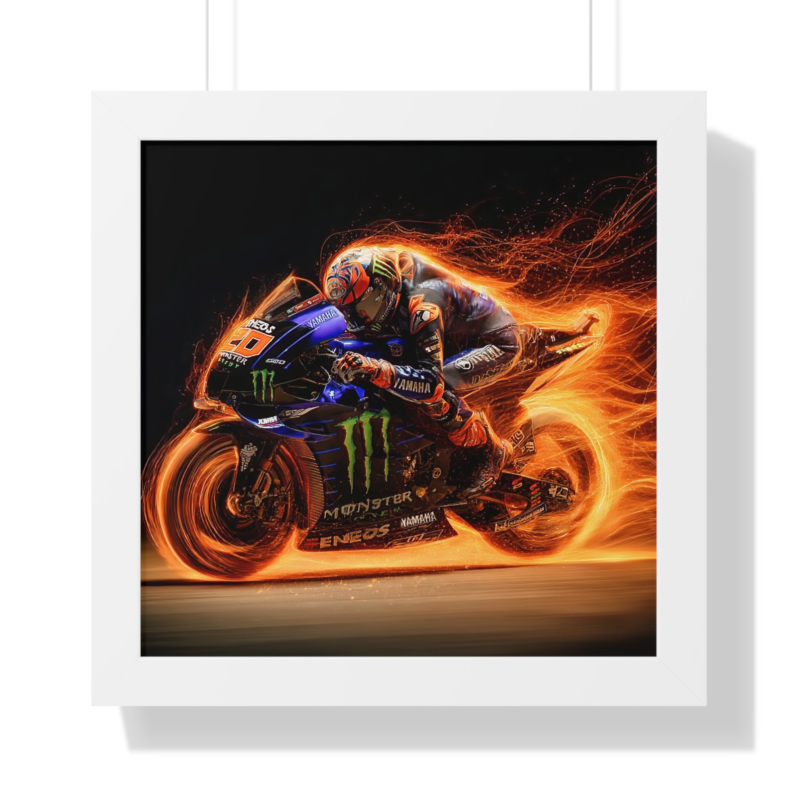Limited Edition Fabio Quartararo MotoGP Wall Art Framed Print | Collector’s Motorcycle Racing Artwork - Image 7