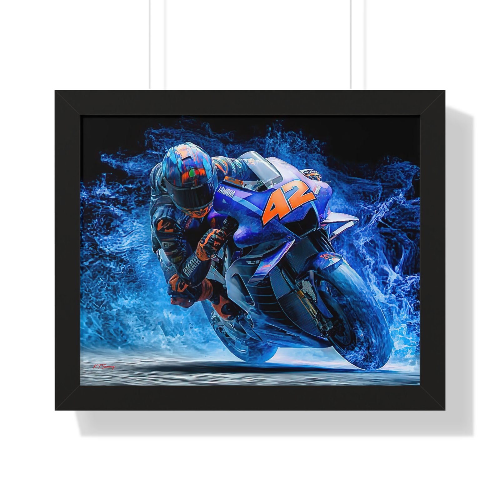 Limited Edition Alex Rins MotoGP Wall Art Framed Print | Collector’s Motorcycle Racing Artwork - Image 16