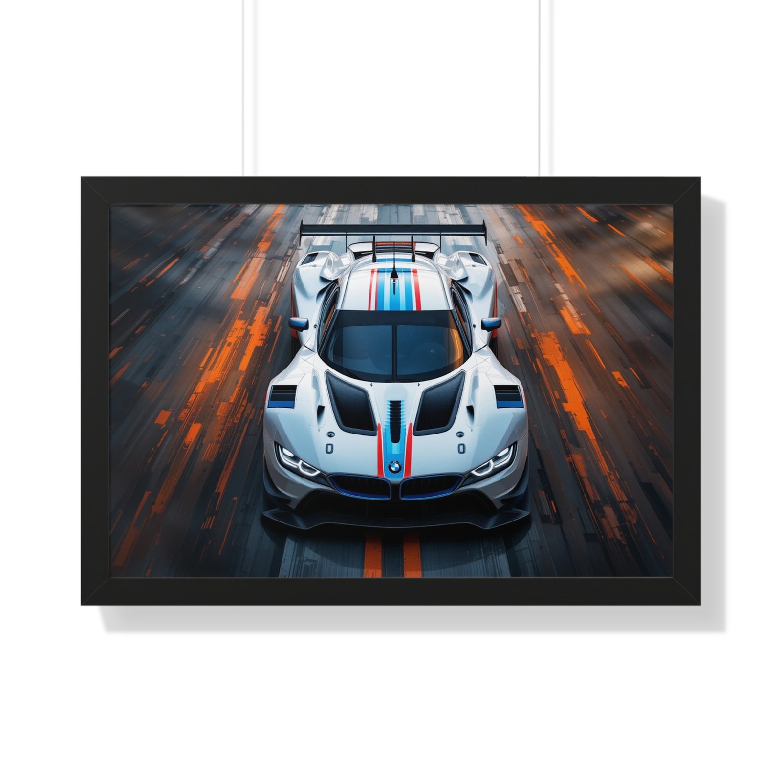 BMW Le Mans Concept Wall Art Framed Print | Original Design Studio Edition Collector’s Motorsport Artwork - Image 4