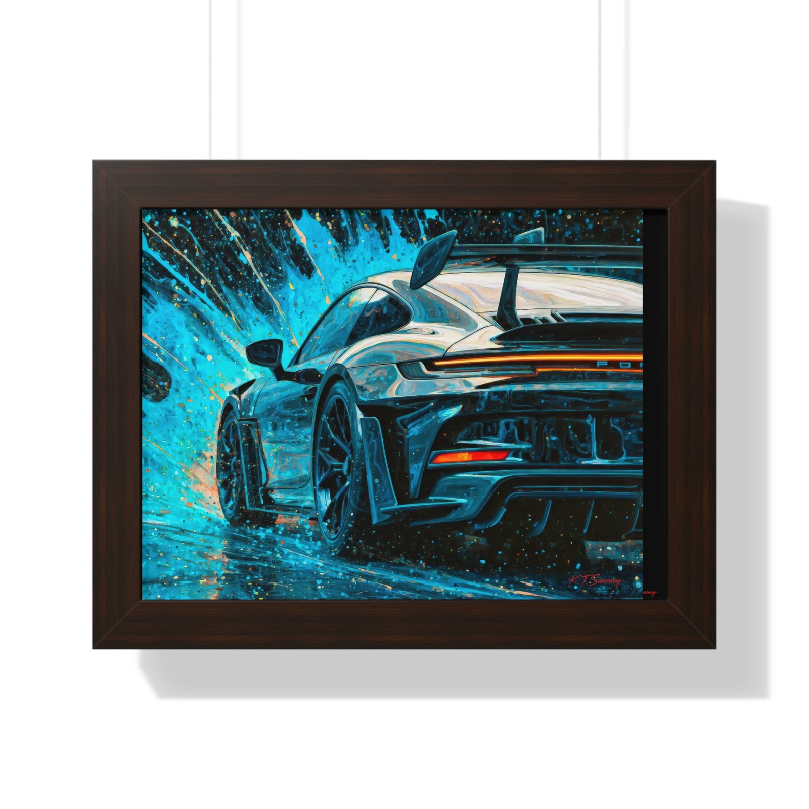 Exclusive Edition Porsche 911 GT3 RS Wall Art Framed Print | Collector’s Porsche Artwork - Image 13