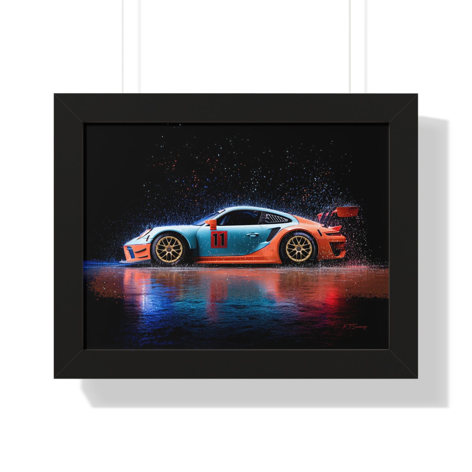 Limited Edition Porsche 911 GT3 RS Wall Art Framed Print | Collector’s Porsche Artwork