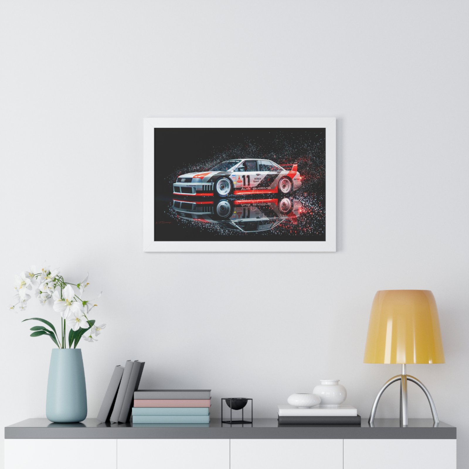 Audi Sport Quattro IMSA Racing Car – Limited Edition Original Art Print - Image 23