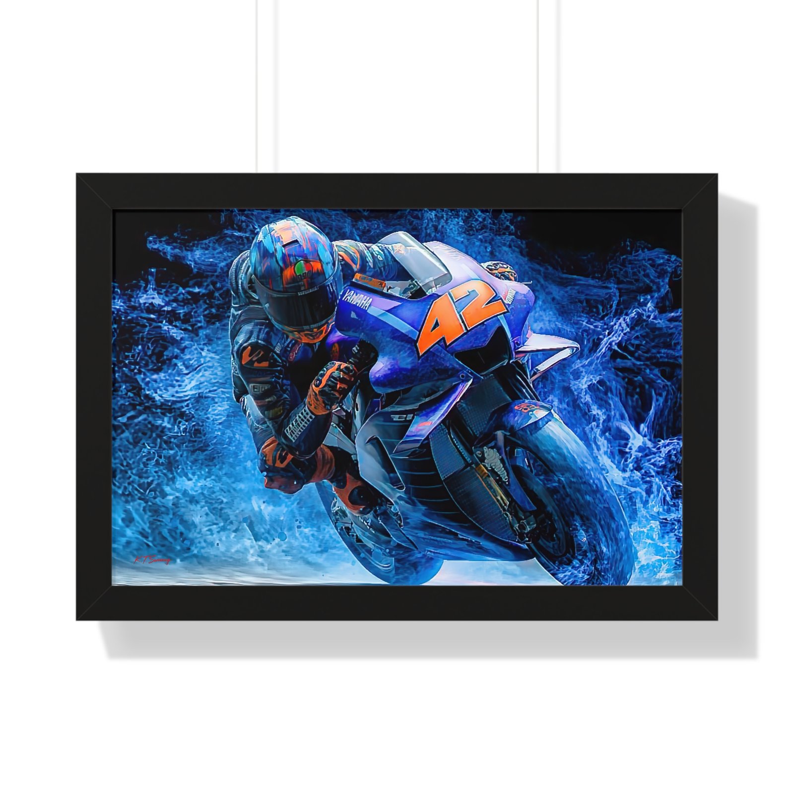 Limited Edition Alex Rins MotoGP Wall Art Framed Print | Collector’s Motorcycle Racing Artwork - Image 19