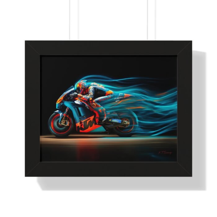 Limited Edition Brad Binder MotoGP Wall Art Framed Print | Collector’s Motorcycle Racing Artwork