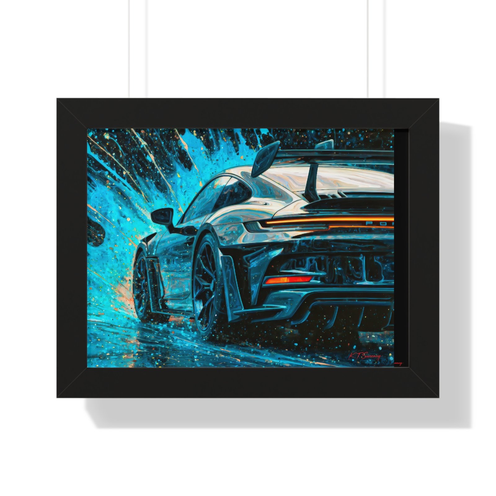 Exclusive Edition Porsche 911 GT3 RS Wall Art Framed Print | Collector’s Porsche Artwork