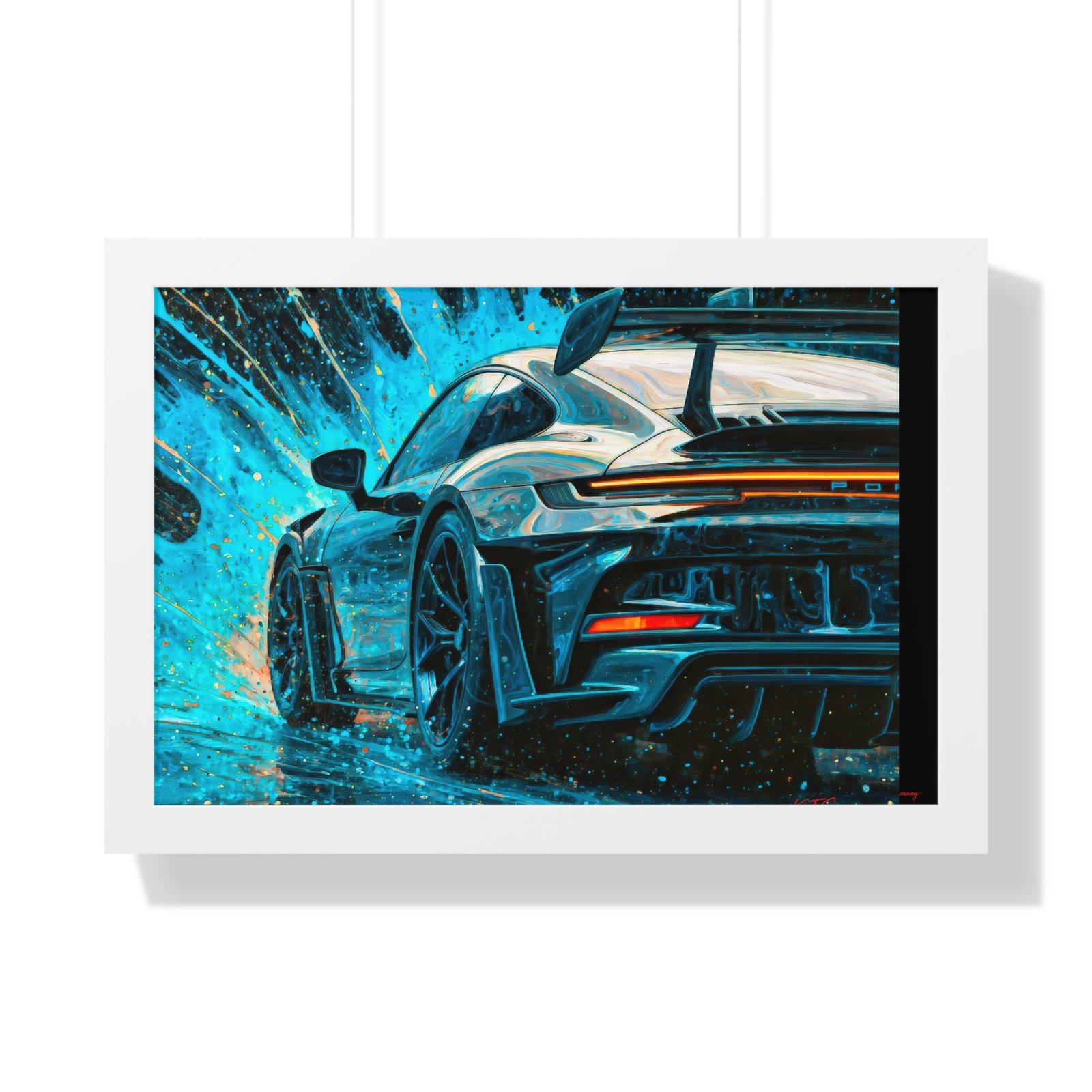 Exclusive Edition Porsche 911 GT3 RS Wall Art Framed Print | Collector’s Porsche Artwork - Image 31