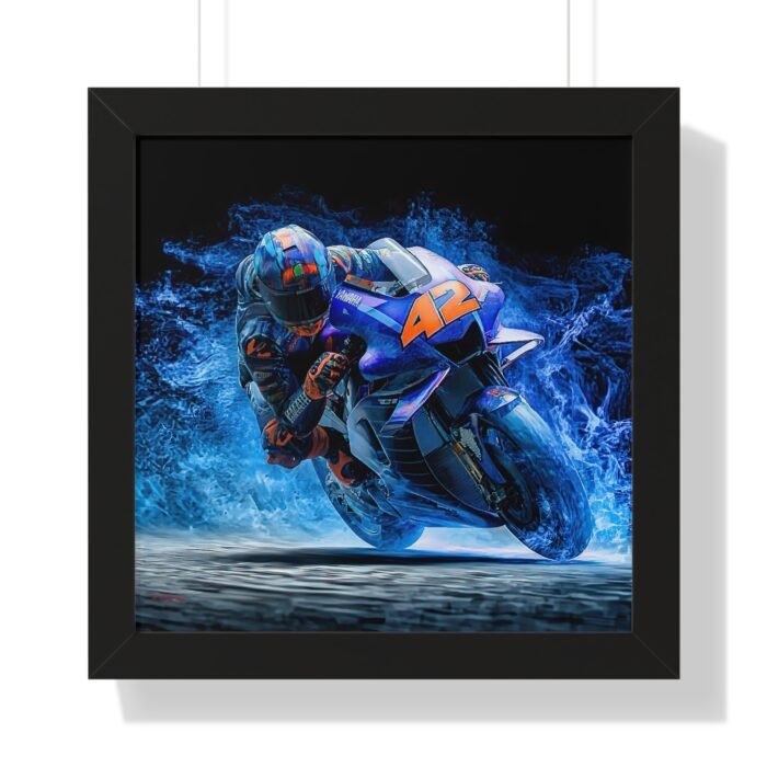 Limited Edition Alex Rins MotoGP Wall Art Framed Print | Collector’s Motorcycle Racing Artwork