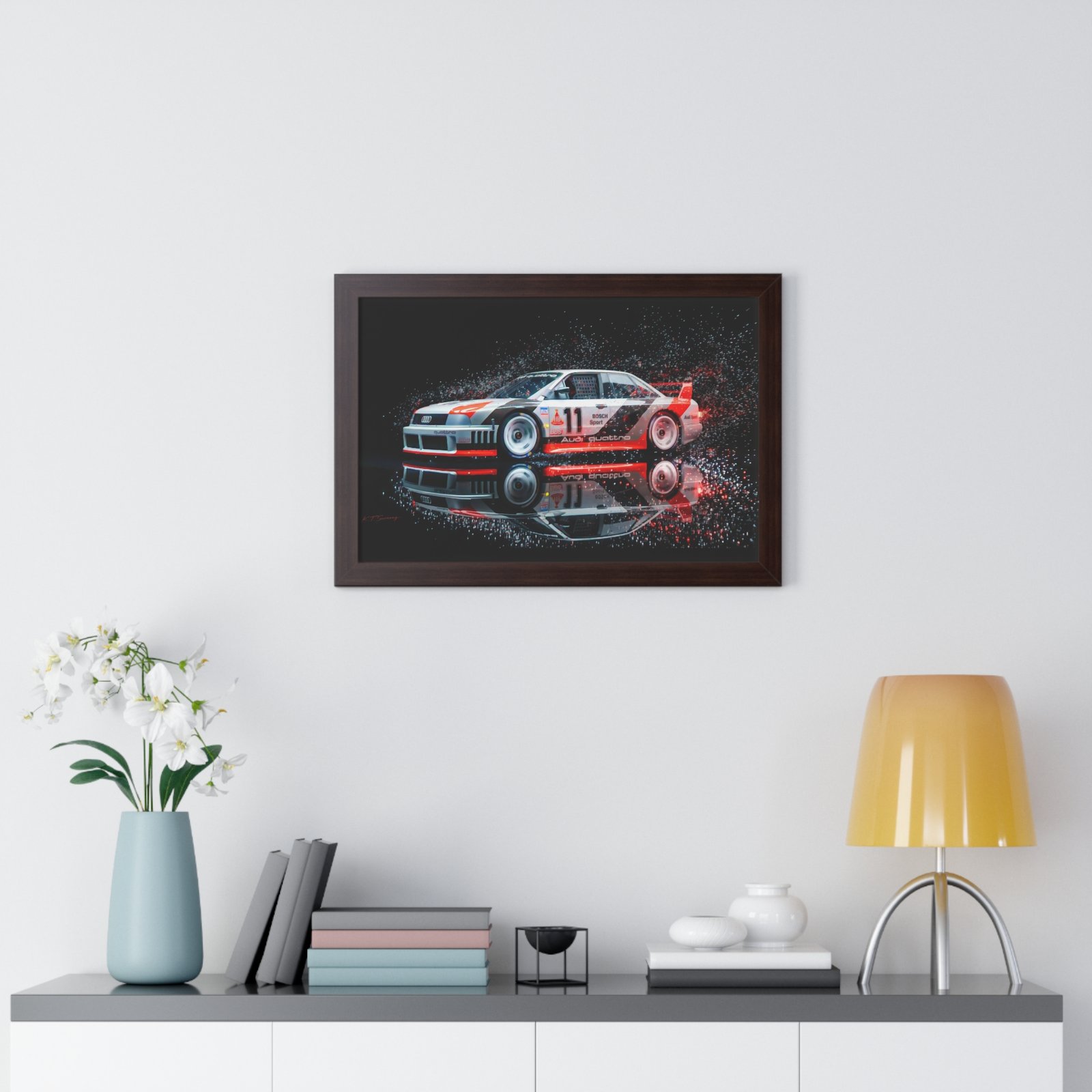 Audi Sport Quattro IMSA Racing Car – Limited Edition Original Art Print - Image 14
