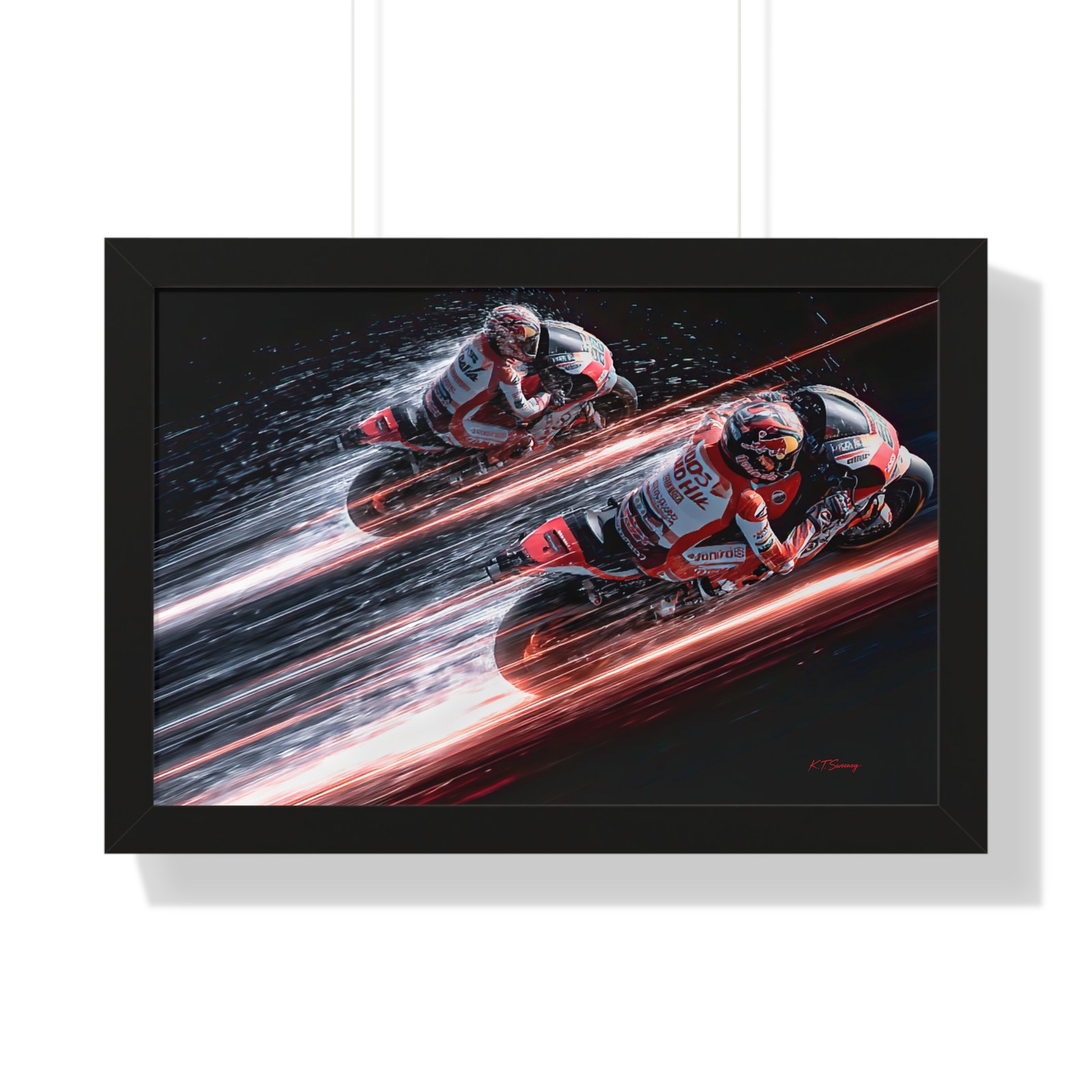 Limited Edition MotoGP Wall Art Framed Print| Collector’s Motorcycle Racing Artwork - Image 19