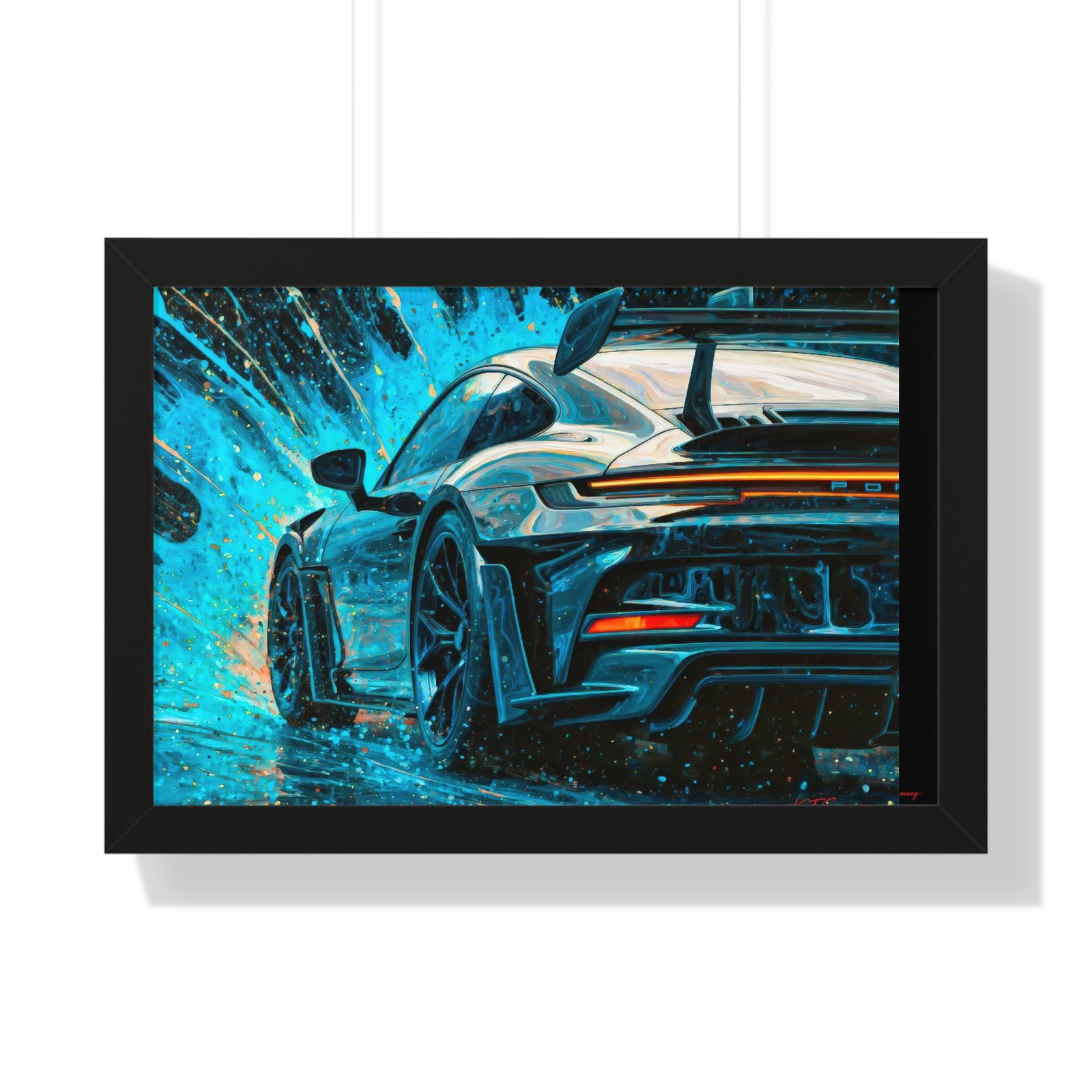 Exclusive Edition Porsche 911 GT3 RS Wall Art Framed Print | Collector’s Porsche Artwork - Image 7
