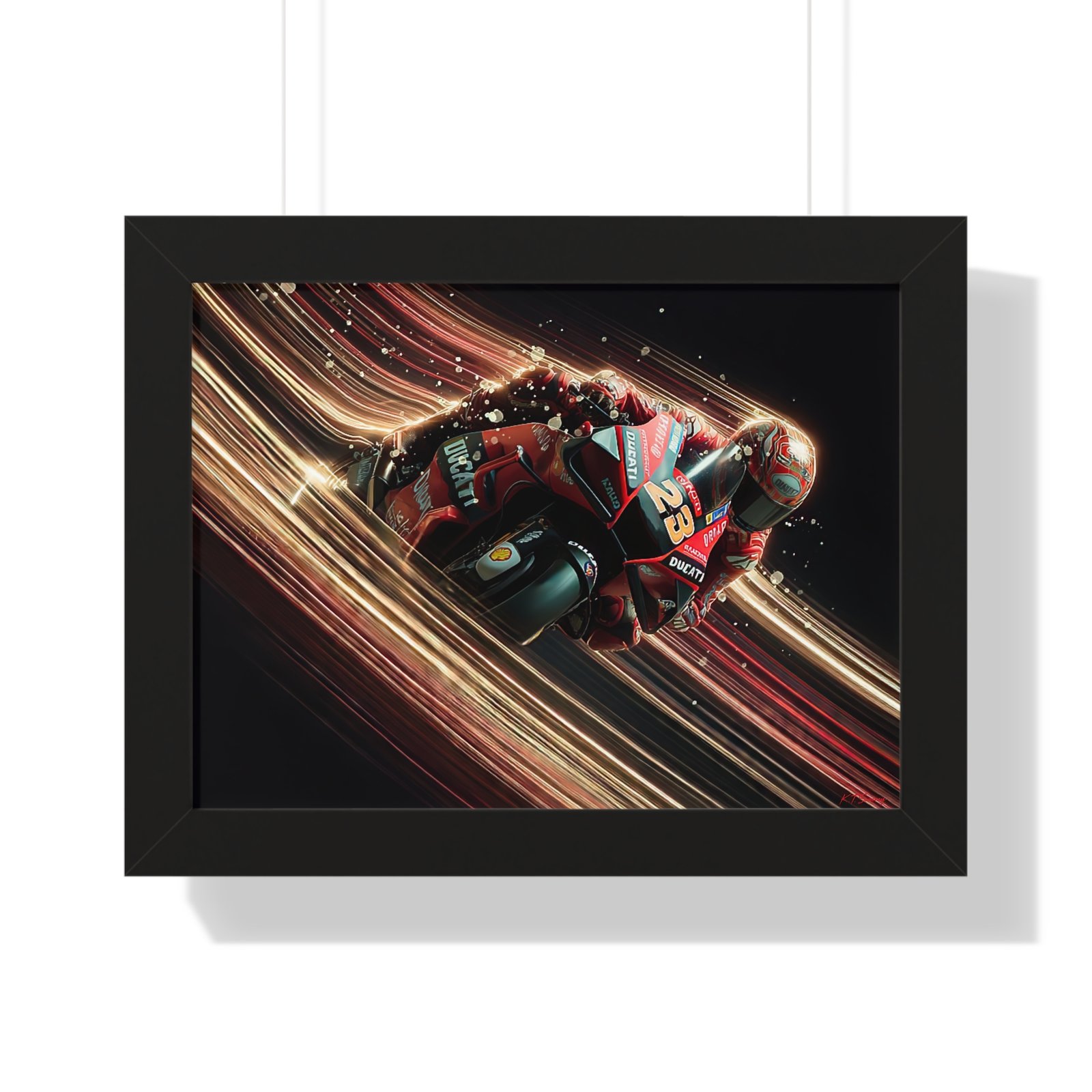 Limited Edition Enea Bastianini MotoGP Wall Art Framed Print | Collector’s Motorcycle Racing Artwork - Image 13