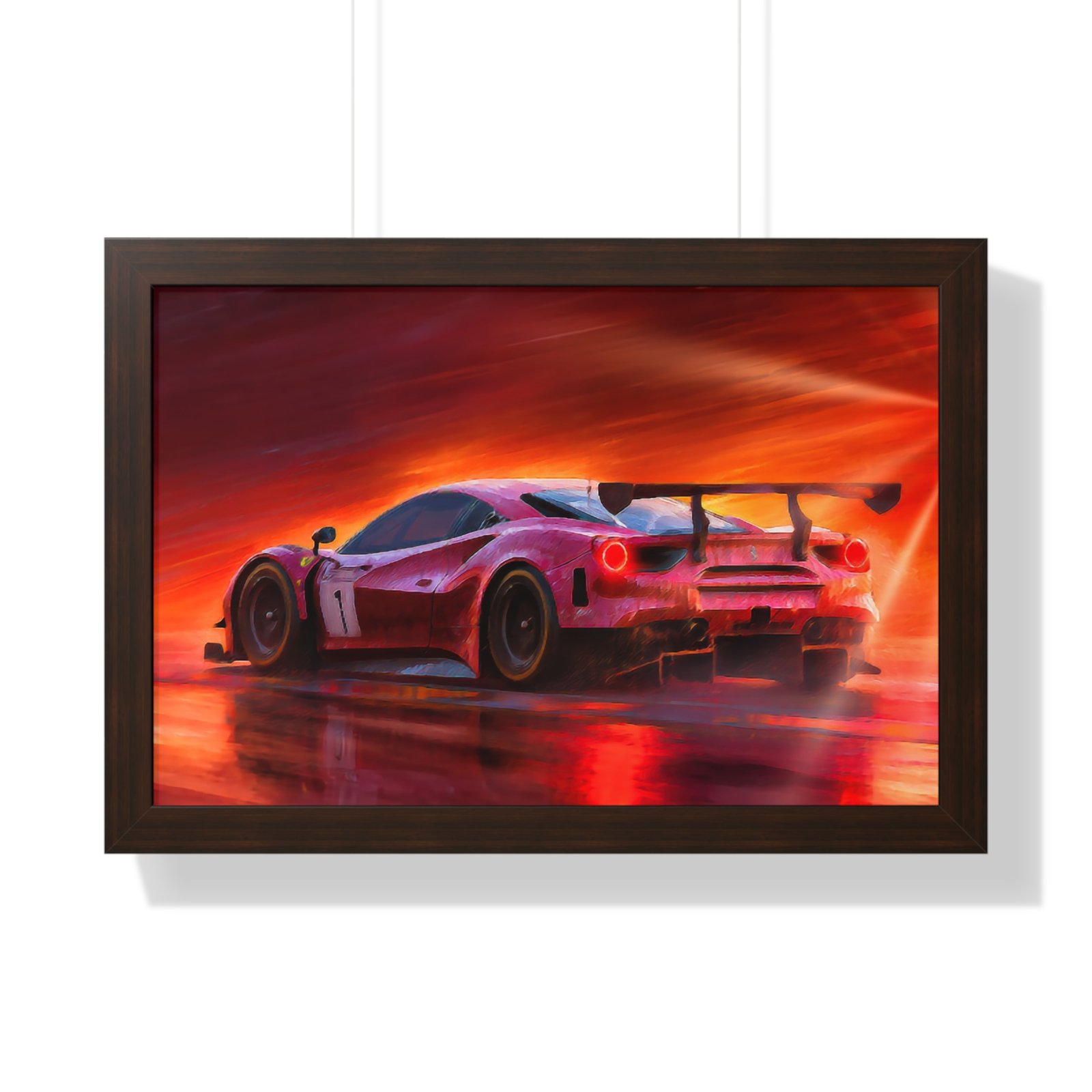 Limited Edition Ferrari IMSA GTD Racing Car Wall Art Framed Print | Collector’s Ferrari Motorsport Artwork - Image 13