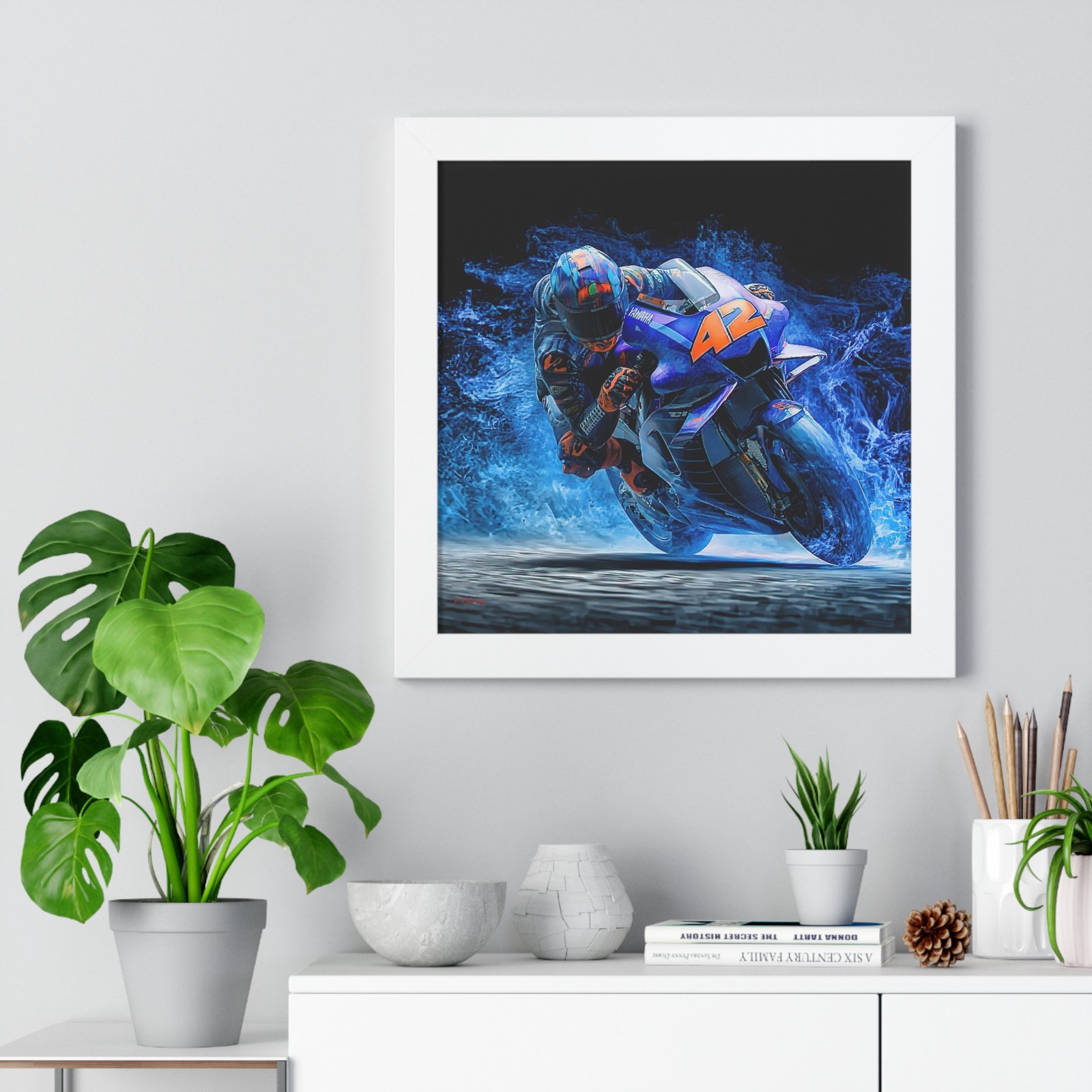 Limited Edition Alex Rins MotoGP Wall Art Framed Print | Collector’s Motorcycle Racing Artwork - Image 8