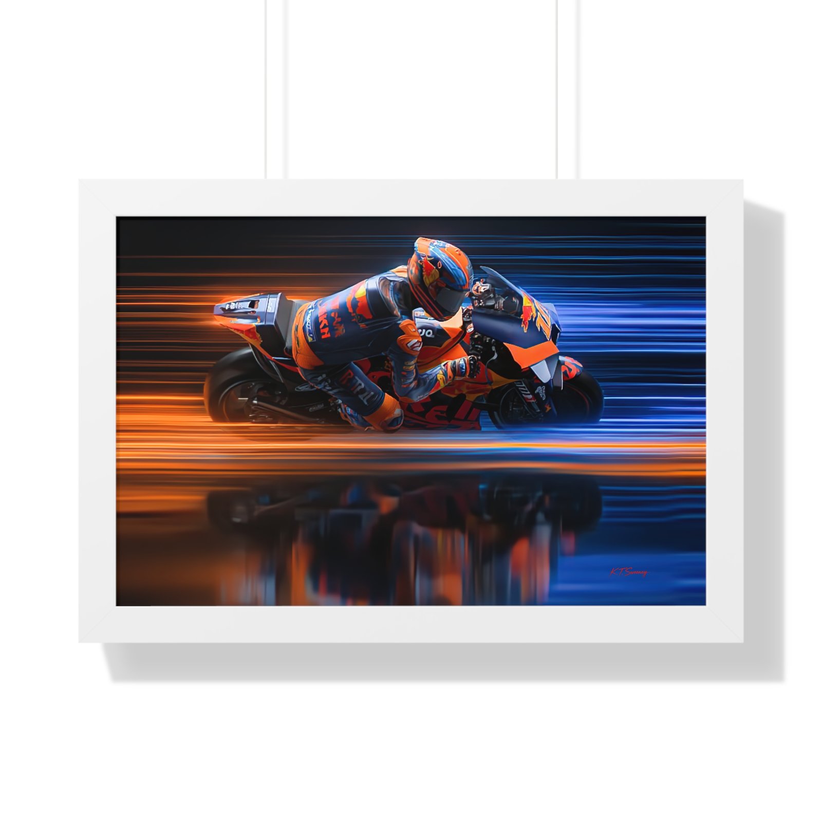 Limited Edition MotoGP Luca Marini Wall Art Framed Print | 2020 MotoGP World Champion Collector’s Artwork - Image 13