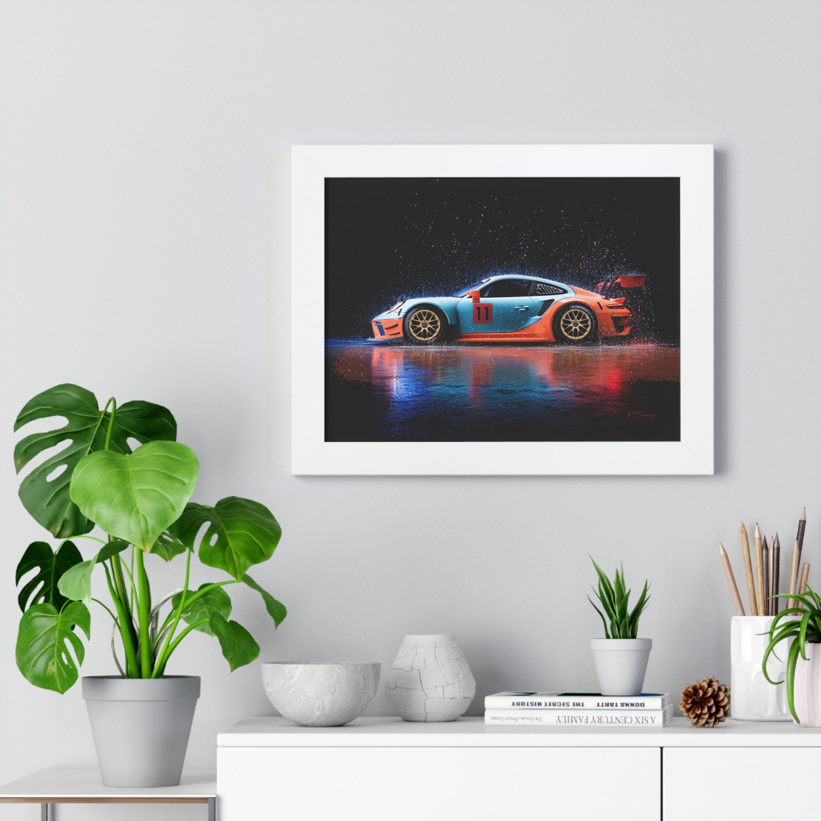 Limited Edition Porsche 911 GT3 RS Wall Art Framed Print | Collector’s Porsche Artwork - Image 26