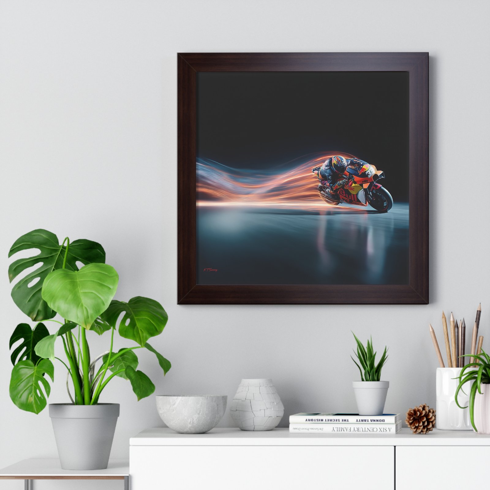 Limited Edition MotoGP Wall Art Framed Print | Collector’s Motorcycle Racing Artwork - Image 5