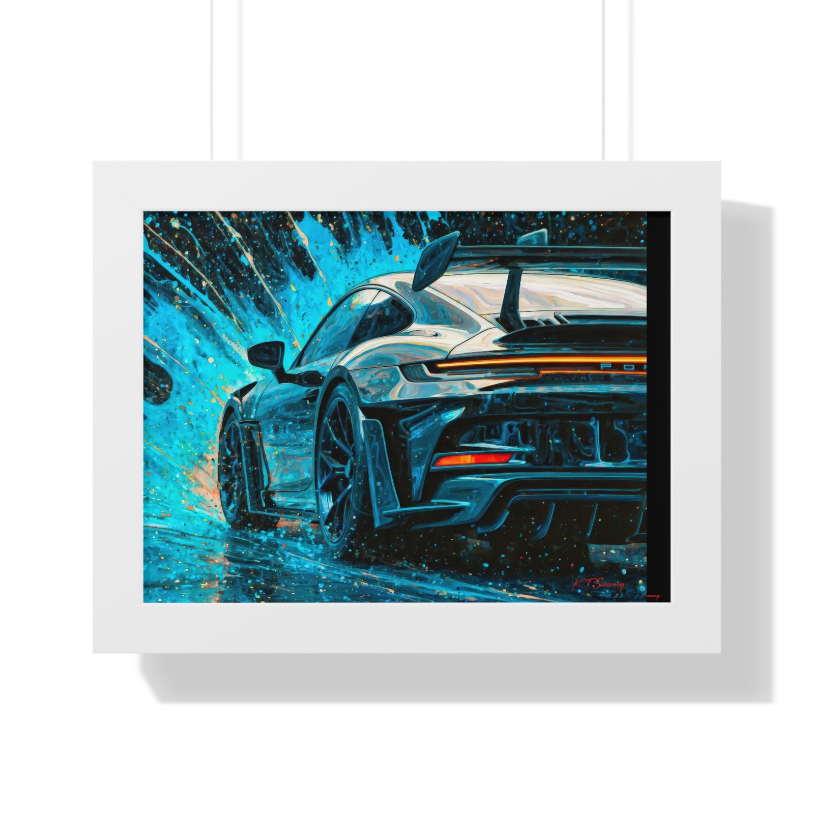 Exclusive Edition Porsche 911 GT3 RS Wall Art Framed Print | Collector’s Porsche Artwork - Image 25