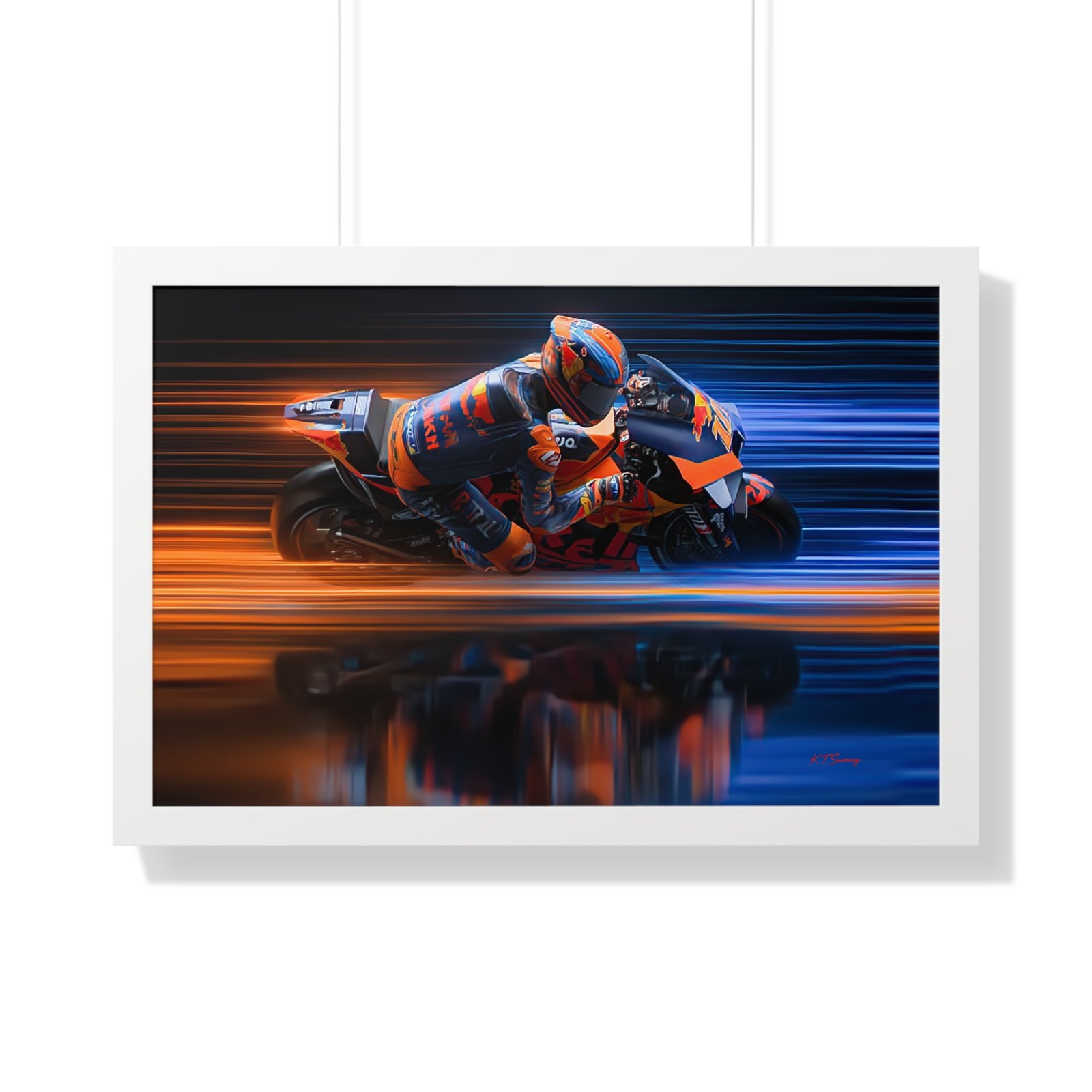 Limited Edition MotoGP Luca Marini Wall Art Framed Print | 2020 MotoGP World Champion Collector’s Artwork - Image 16