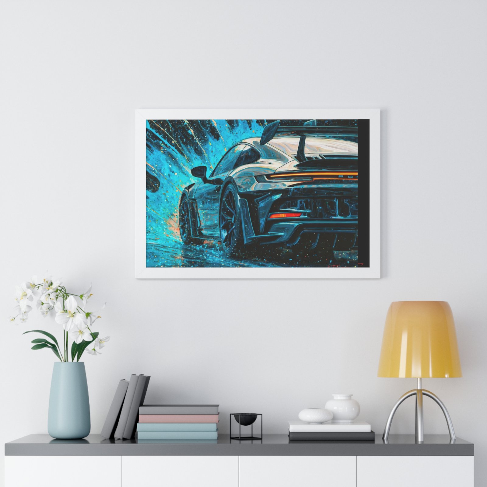 Exclusive Edition Porsche 911 GT3 RS Wall Art Framed Print | Collector’s Porsche Artwork - Image 35