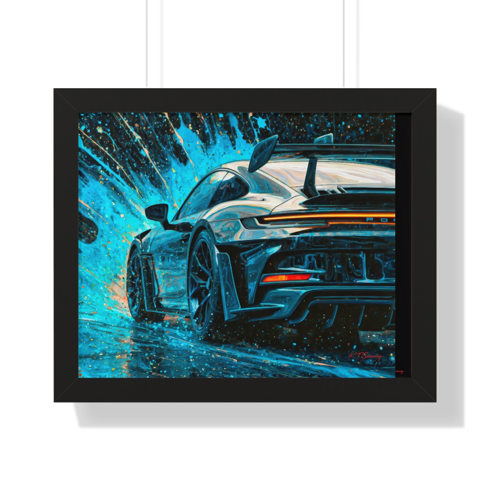 Exclusive Edition Porsche 911 GT3 RS Wall Art Framed Print | Collector’s Porsche Artwork - Image 4