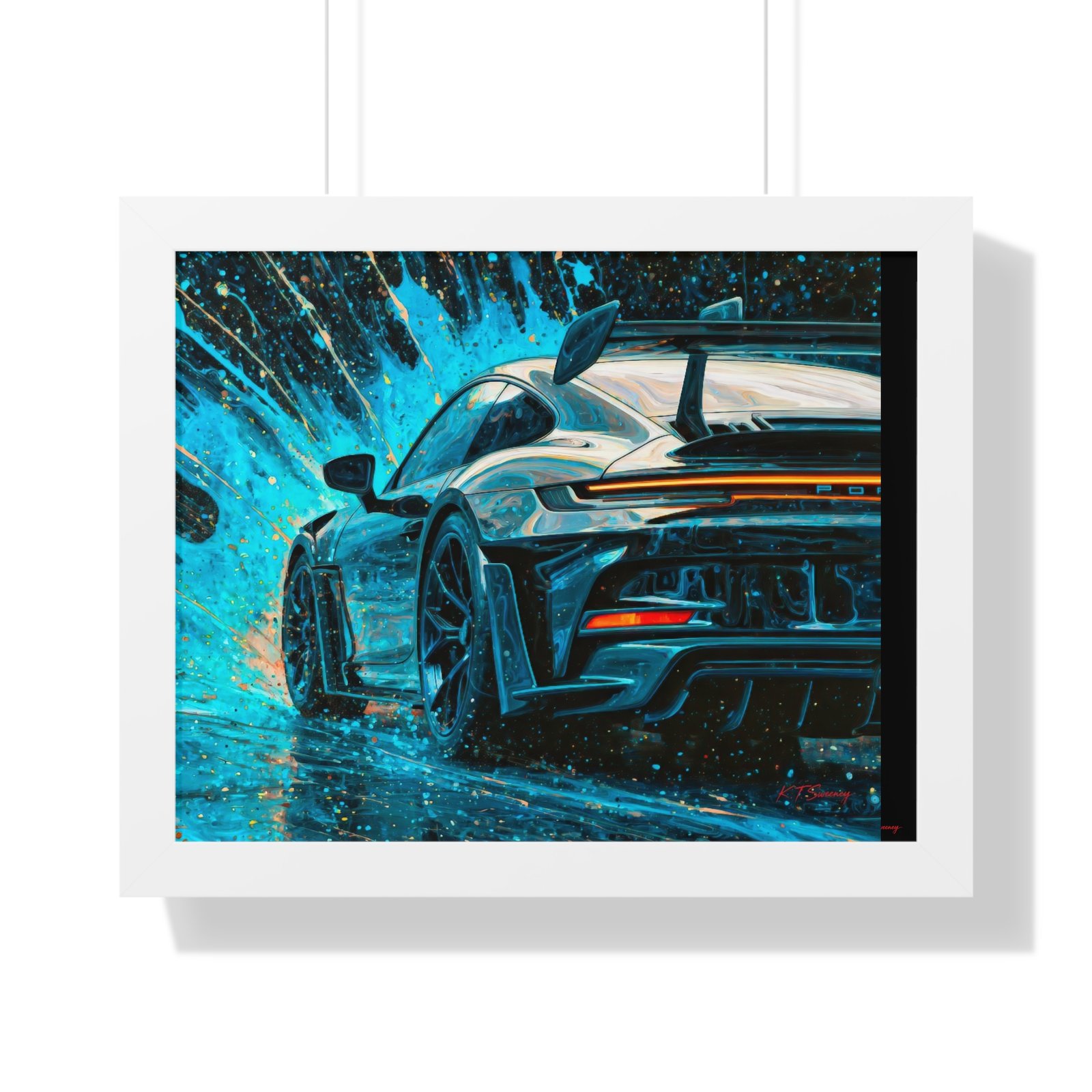 Exclusive Edition Porsche 911 GT3 RS Wall Art Framed Print | Collector’s Porsche Artwork - Image 28