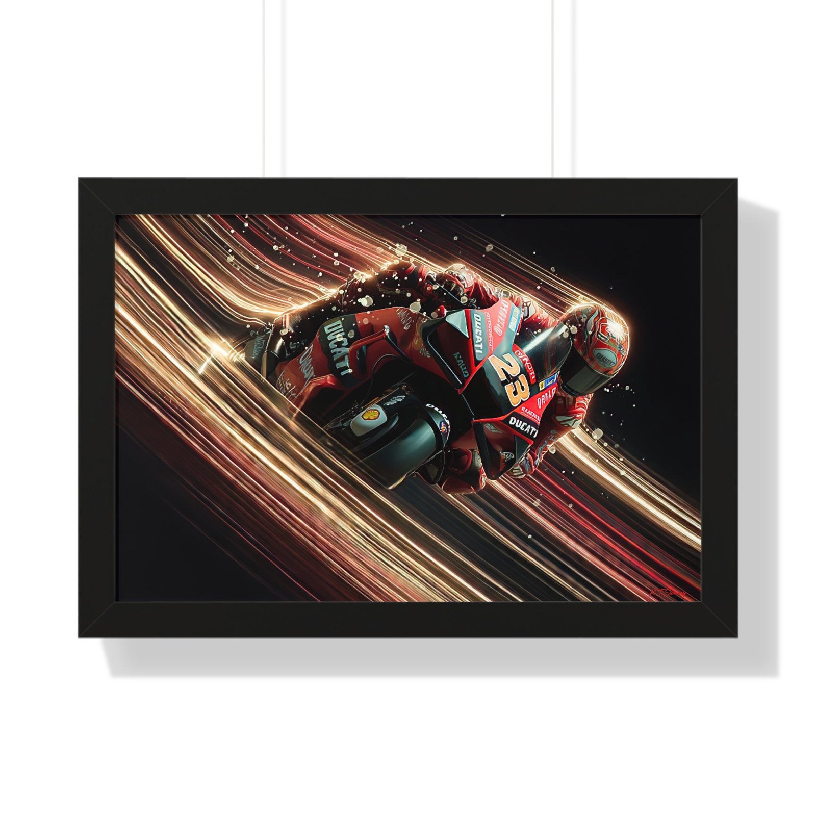 Limited Edition Enea Bastianini MotoGP Wall Art Framed Print | Collector’s Motorcycle Racing Artwork - Image 19