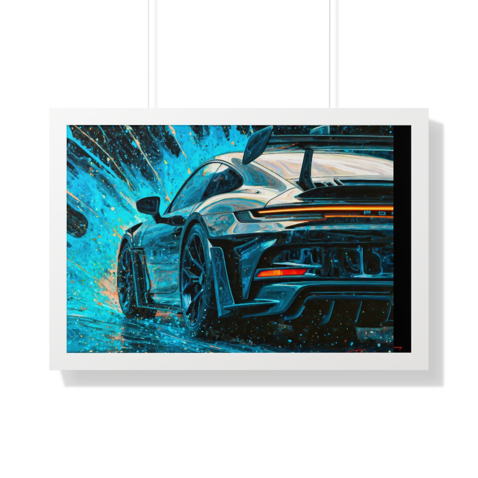 Exclusive Edition Porsche 911 GT3 RS Wall Art Framed Print | Collector’s Porsche Artwork - Image 34