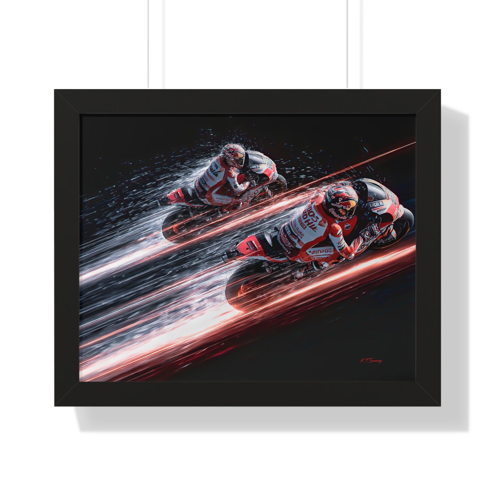 Limited Edition MotoGP Wall Art Framed Print| Collector’s Motorcycle Racing Artwork - Image 16