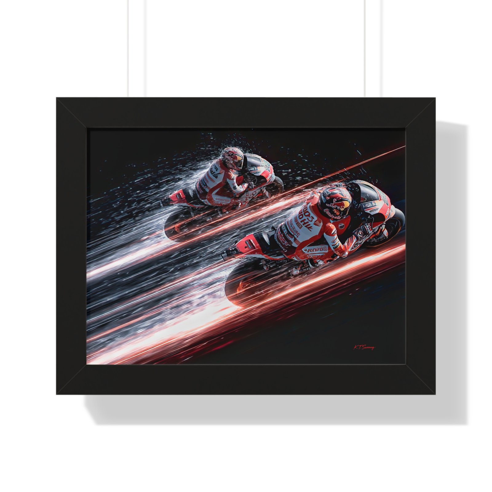 Limited Edition MotoGP Wall Art Framed Print| Collector’s Motorcycle Racing Artwork - Image 13