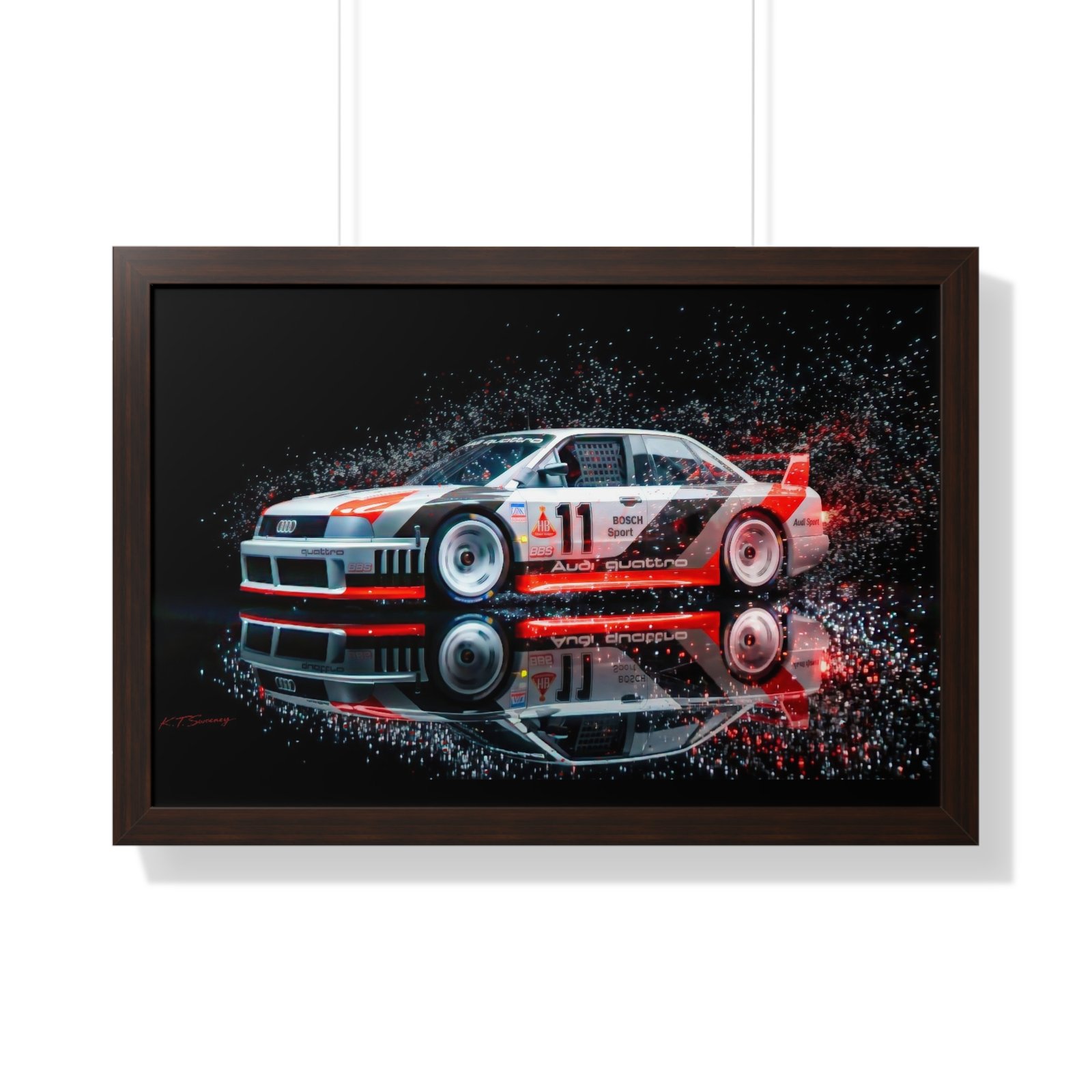 Audi Sport Quattro IMSA Racing Car – Limited Edition Original Art Print - Image 16
