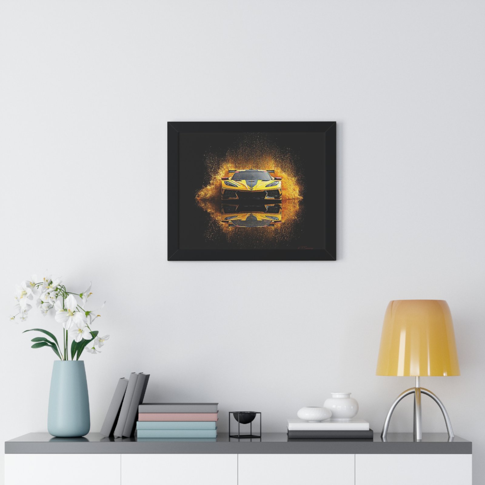Limited Edition Corvette IMSA GTD Racing Car Wall Art Framed Print | Collector’s Corvette Motorsport Artwork - Image 5
