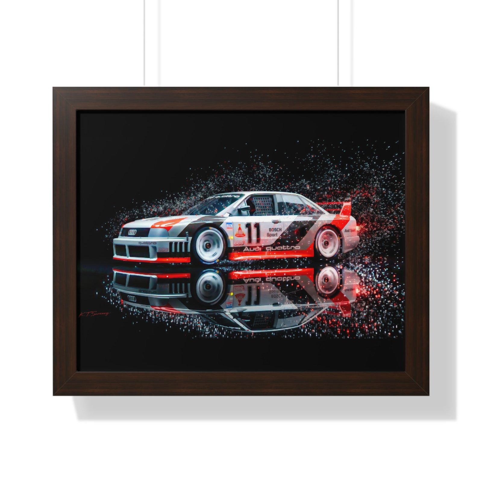 Audi Sport Quattro IMSA Racing Car – Limited Edition Original Art Print - Image 10