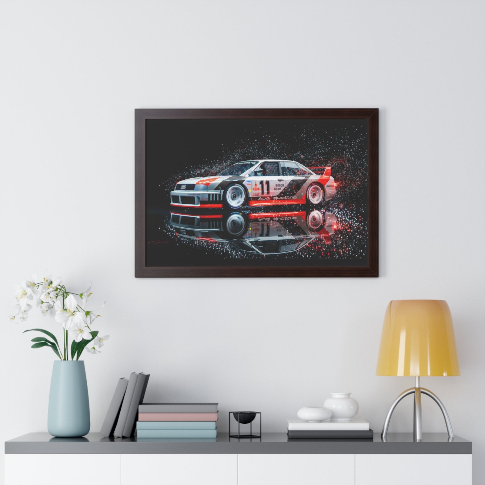 Audi Sport Quattro IMSA Racing Car – Limited Edition Original Art Print - Image 17