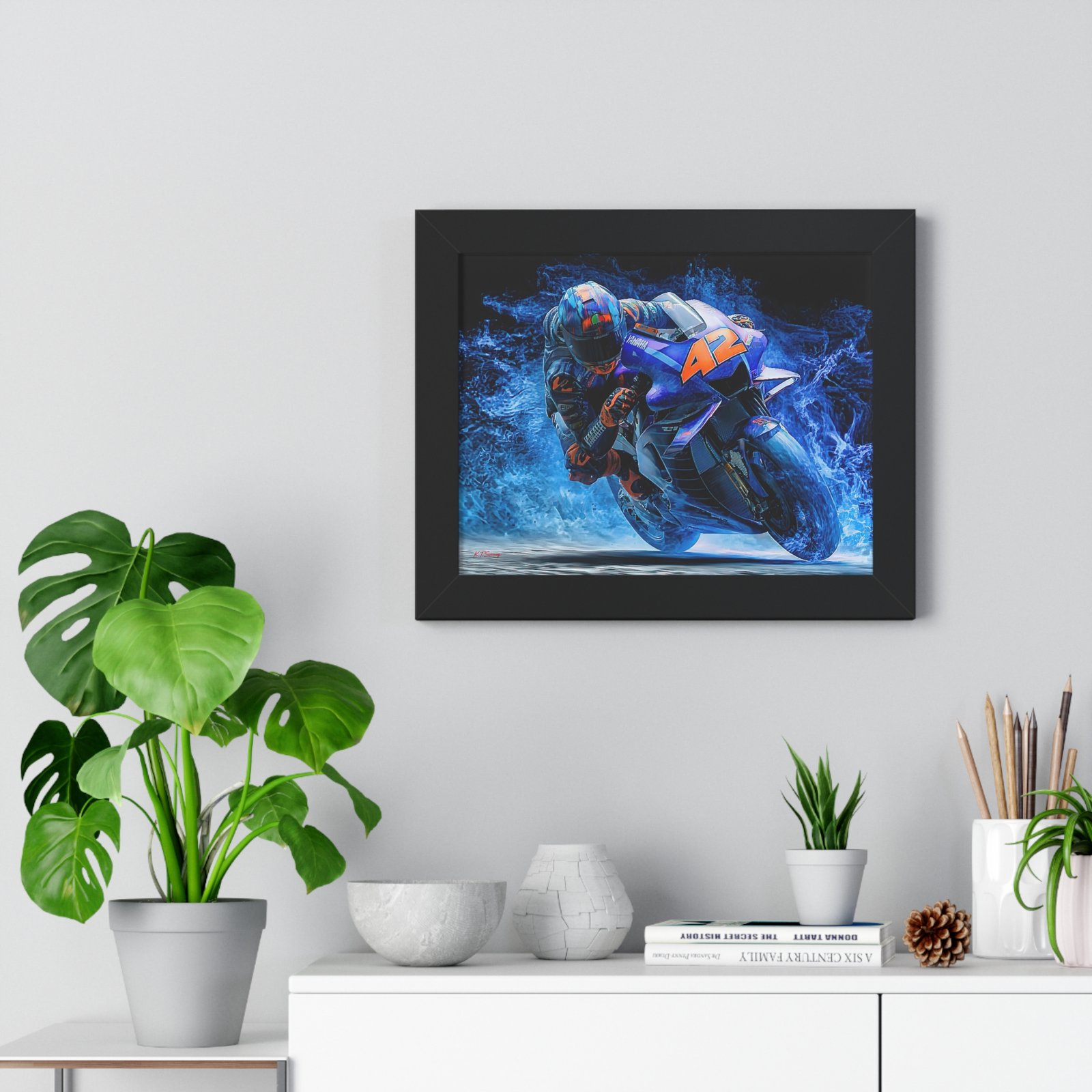Limited Edition Alex Rins MotoGP Wall Art Framed Print | Collector’s Motorcycle Racing Artwork - Image 11